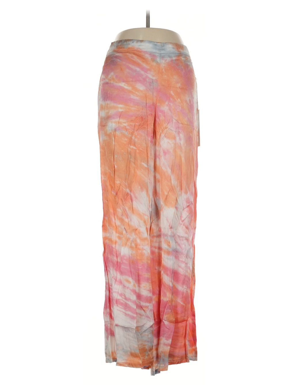Young Fabulous & Broke NWT Pink and Orange Tie-Dye Wide Leg Pants XS